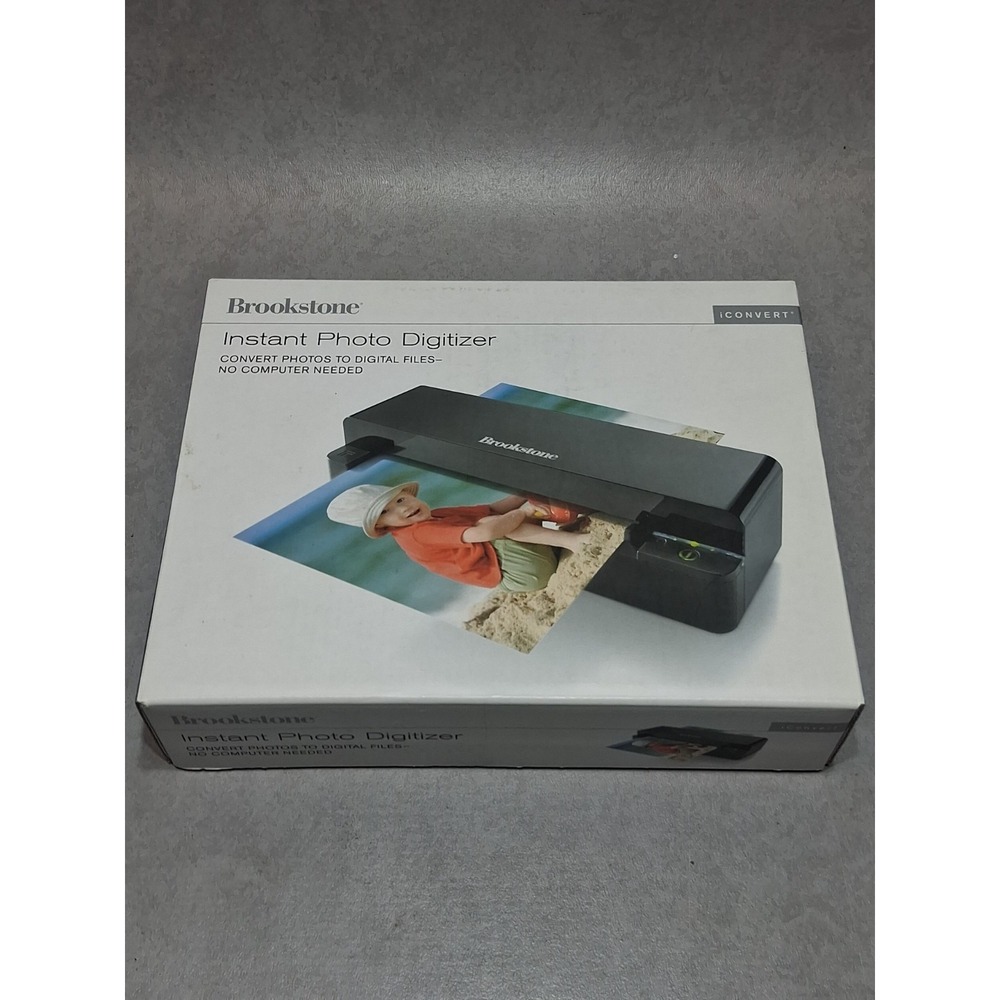 Brookstone iConvert Instant Photo Digitizer - No Computer Needed